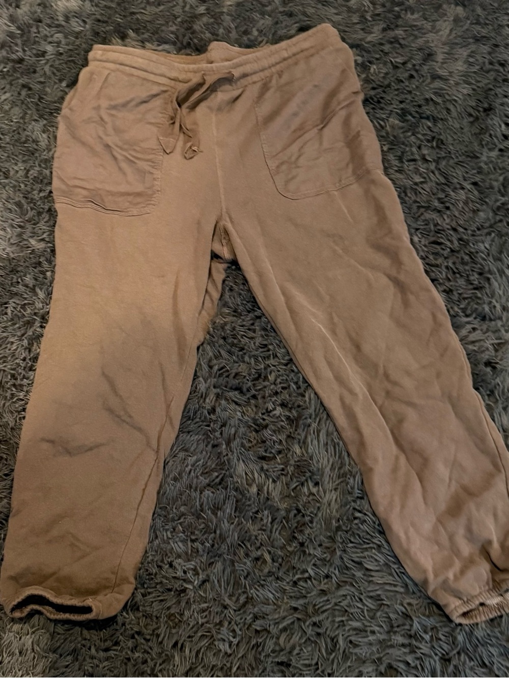 American Eagle Outfitters Brown Drawstring Jogger Pants